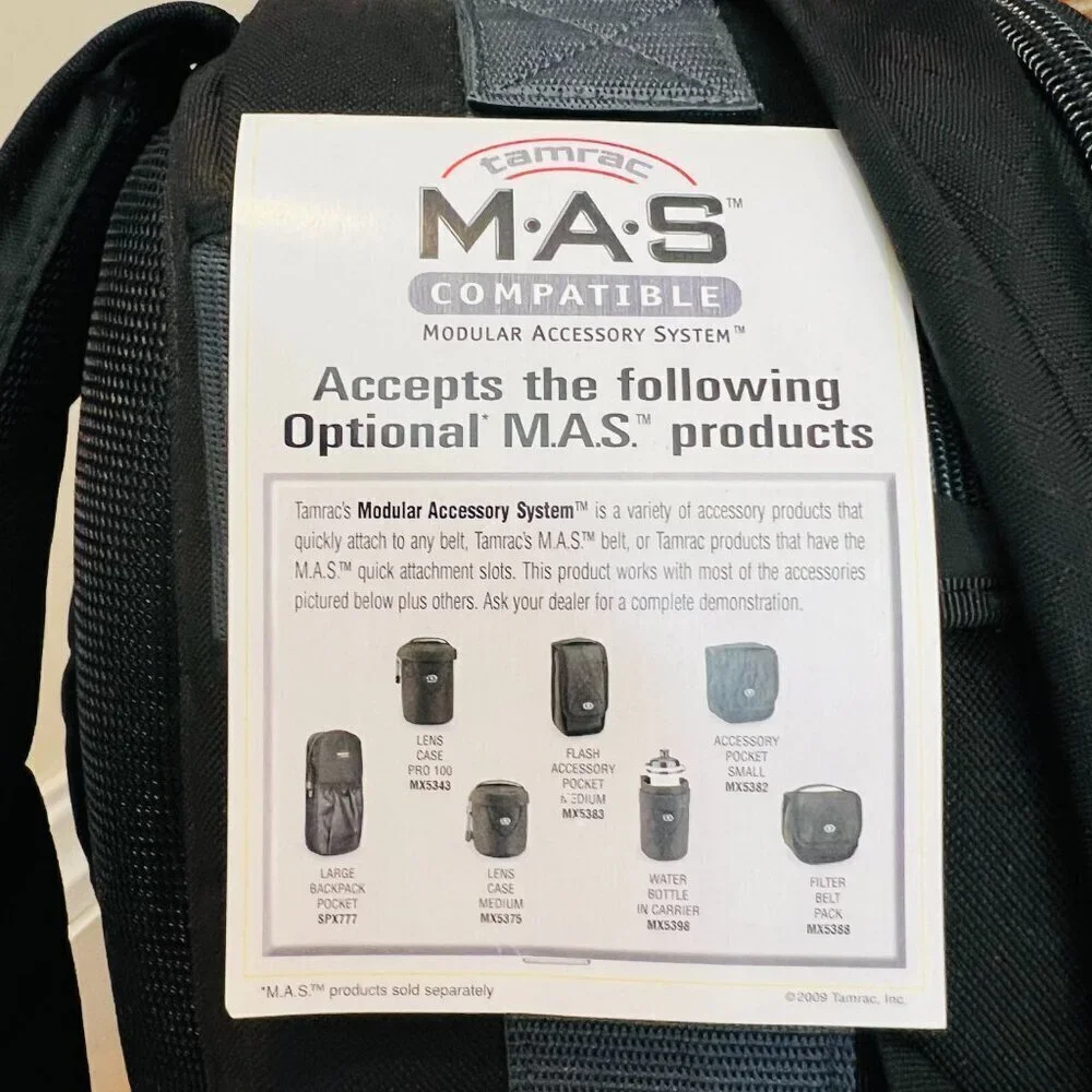 BRAND NEW Tamrac 5586 Expedition 6X Photo Camera Lens Backpack Black Bag w TAGS